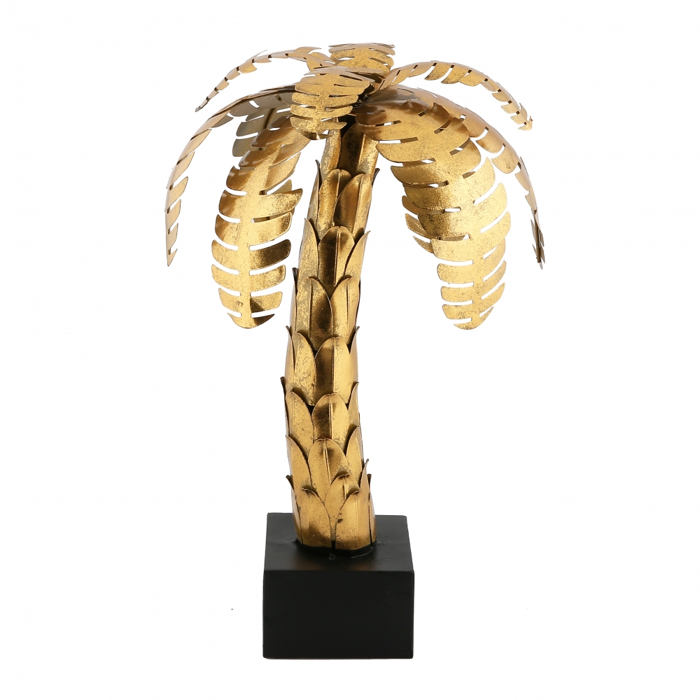 Gold Palmiye Dekoratif Metal Ağaç